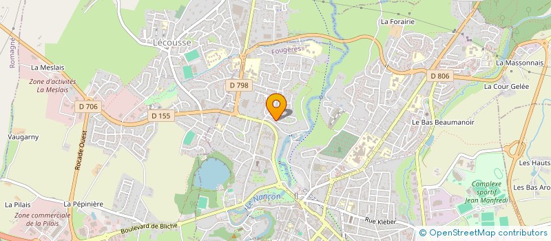 localisation de l'entreprise SOLIAM  FOUGERES