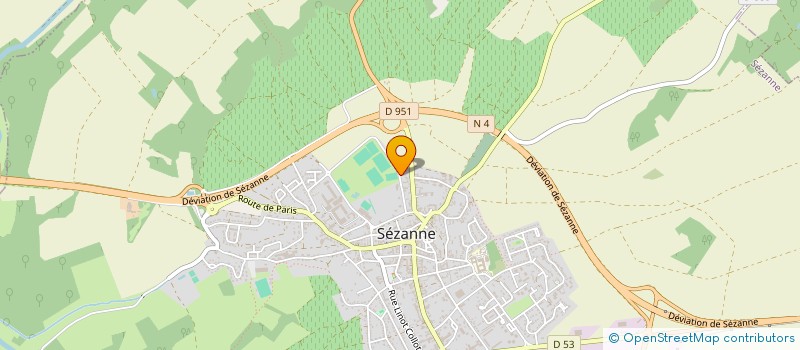 localisation de l'entreprise SOLIANA à SEZANNE