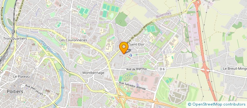 localisation de l'entreprise SOLIAVENIR  POITIERS