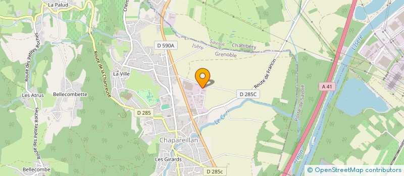 localisation de l'entreprise SOLIBAT  CHAPAREILLAN