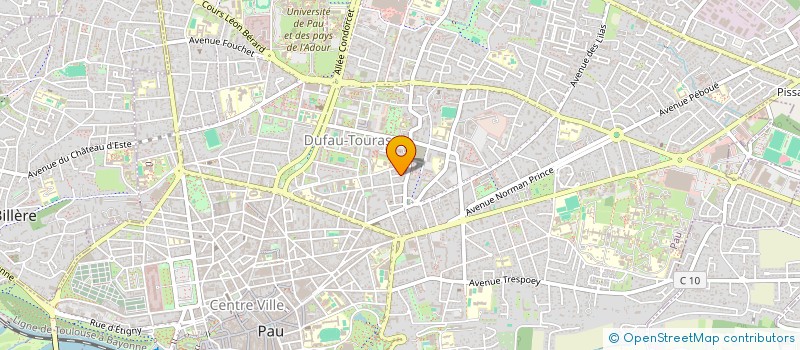 localisation de l'entreprise SOLIBAT à PAU