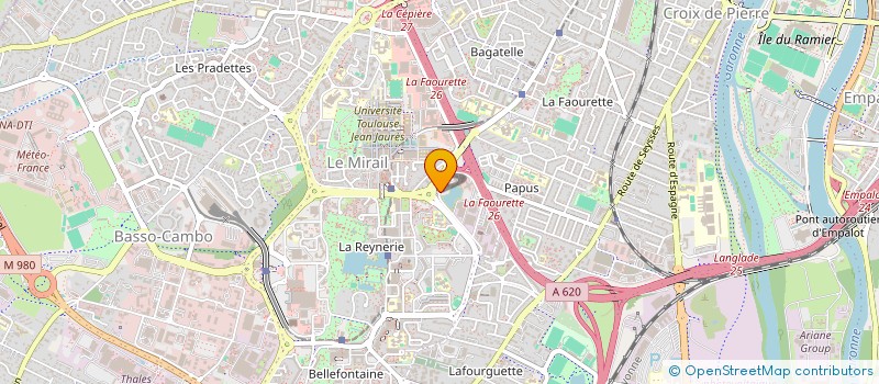 localisation de l'entreprise SOLIBRE à TOULOUSE