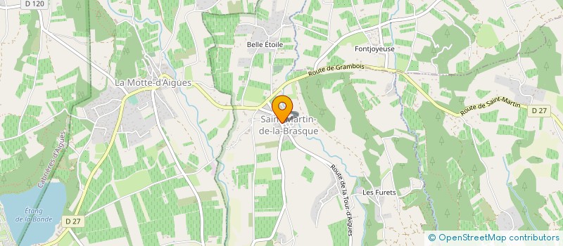 localisation de l'entreprise SOLIBRI  PEYPIN-D'AIGUES