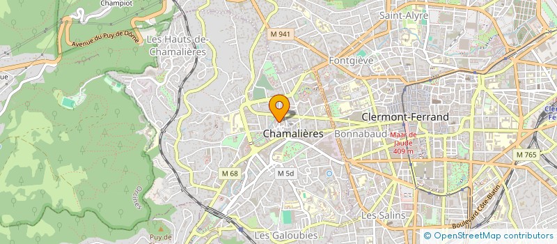 localisation de l'entreprise SOLIBU à CHAMALIERES