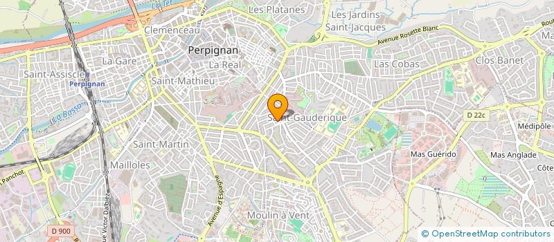 localisation de l'entreprise SOLICALM  PERPIGNAN