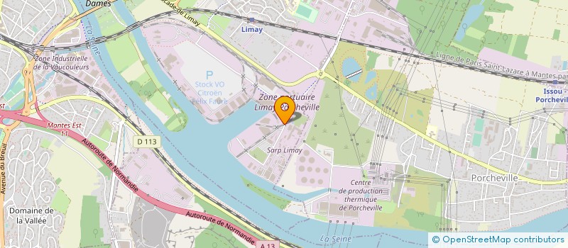 localisation de l'entreprise SOLICENDRE à LIMAY