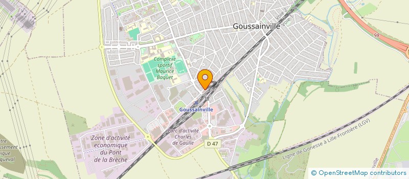 localisation de l'entreprise SOLICYCLE VAL D'OISE  GOUSSAINVILLE