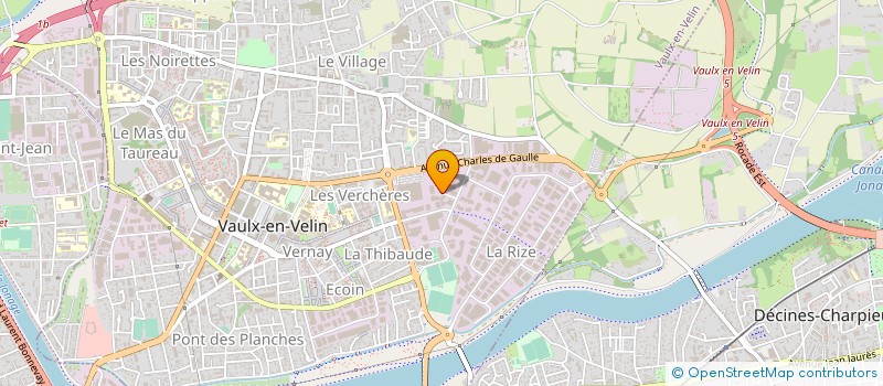 localisation de l'entreprise SOLID à VAULX-EN-VELIN