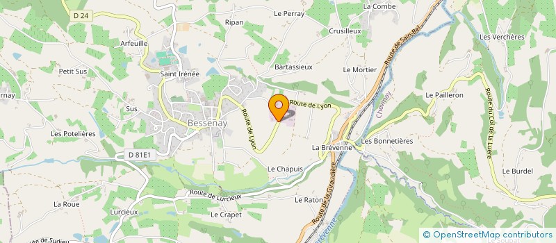 localisation de l'entreprise SOLID  BESSENAY