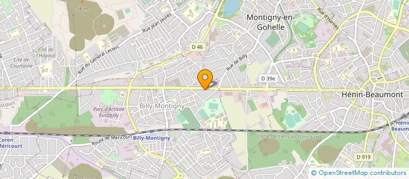 localisation de l'entreprise SOLID'AIR à BILLY-MONTIGNY