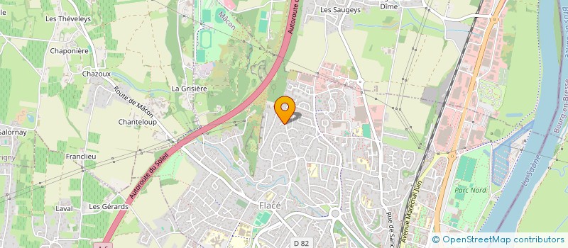 localisation de l'entreprise SOLID'AIR 71 à MACON