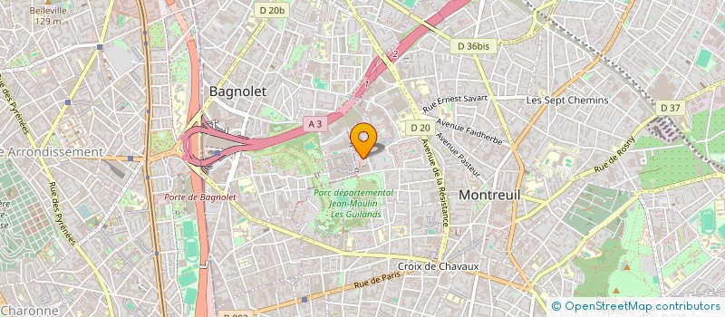 localisation de l'entreprise SOLID' AIR à MONTREUIL