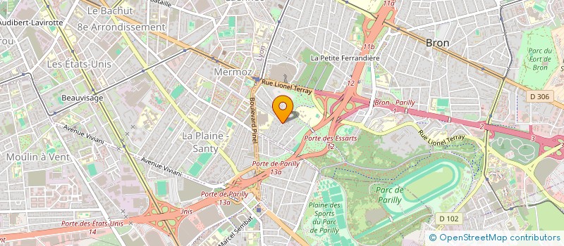 localisation de l'entreprise SOLID'AIR ASSOCIATION DE GREFFES PULMONAIRES à BRON