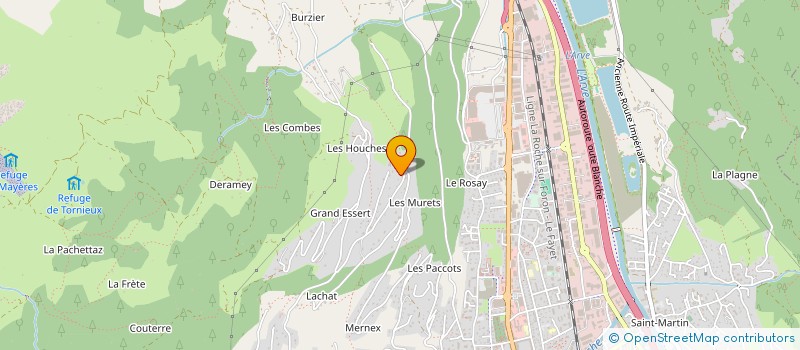 localisation de l'entreprise SOLID'AIR EN MONTAGNE  SALLANCHES