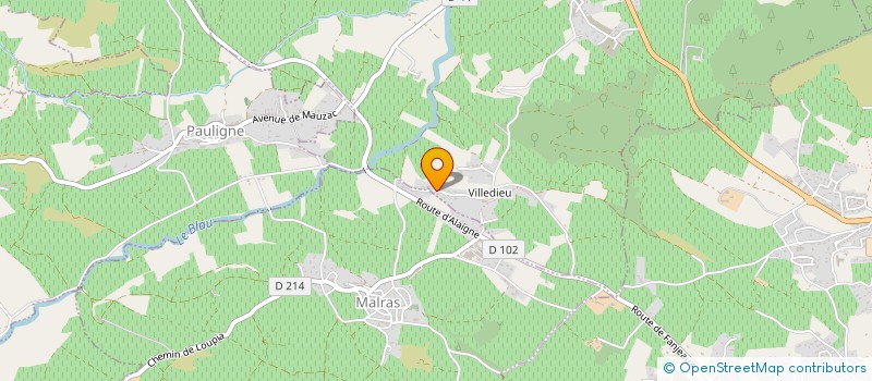 localisation de l'entreprise SOLID'AIR LA SCENE  LIMOUX