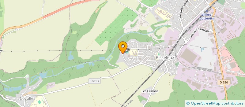 localisation de l'entreprise SOLID'AISNE  VILLERS-COTTERETS