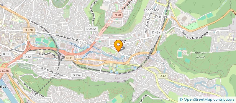 localisation de l'entreprise SOLID'ARCHI  DARNETAL