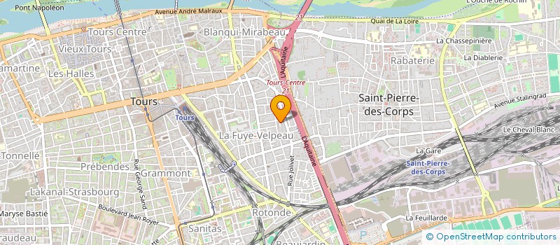 localisation de l'entreprise SOLID'ART à TOURS