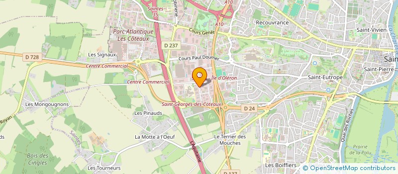 localisation de l'entreprise SOLID'AUTO  SAINTES