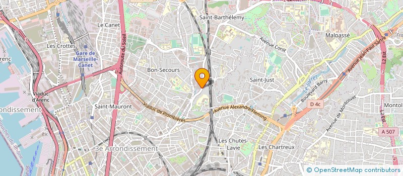 localisation de l'entreprise SOLID CONSTRUCTION  MARSEILLE