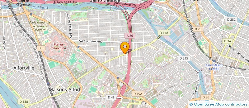 localisation de l'entreprise SOLID - ECHAFAUDAGE  MAISONS-ALFORT