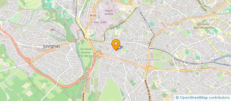 localisation de l'entreprise SOLID'R  MONTPELLIER