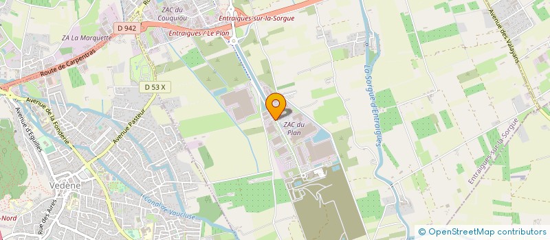localisation de l'entreprise SOLID TRAVAUX SPECIAUX à ENTRAIGUES-SUR-LA-SORGUE