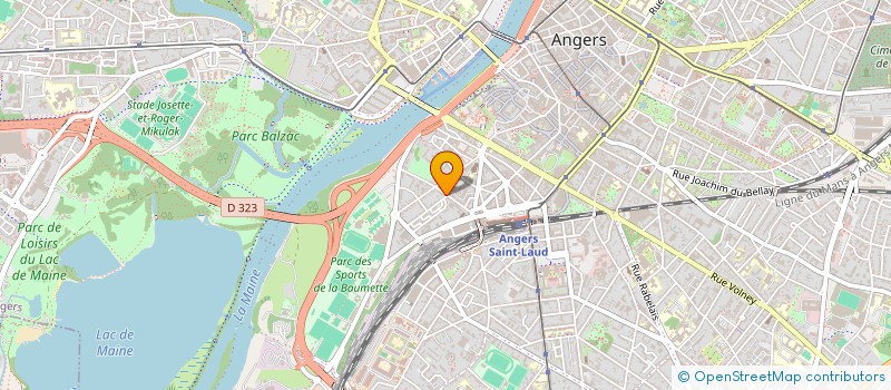 localisation de l'entreprise SOLIDA'RYTHME à ANGERS