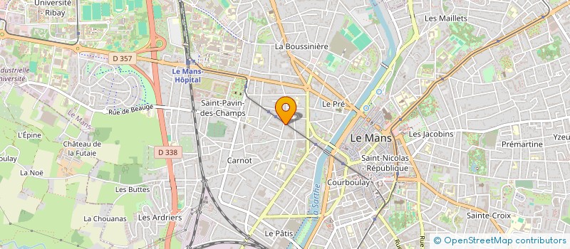 localisation de l'entreprise SOLIDAIRE-MANS à LE MANS