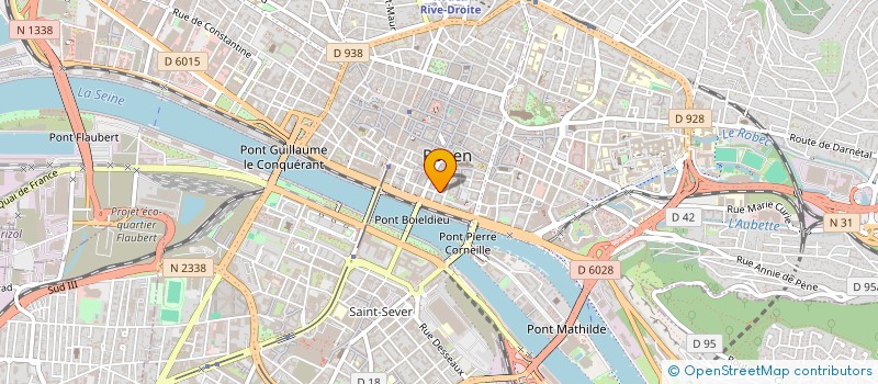 localisation de l'entreprise SOLIDAIRES 76 à ROUEN
