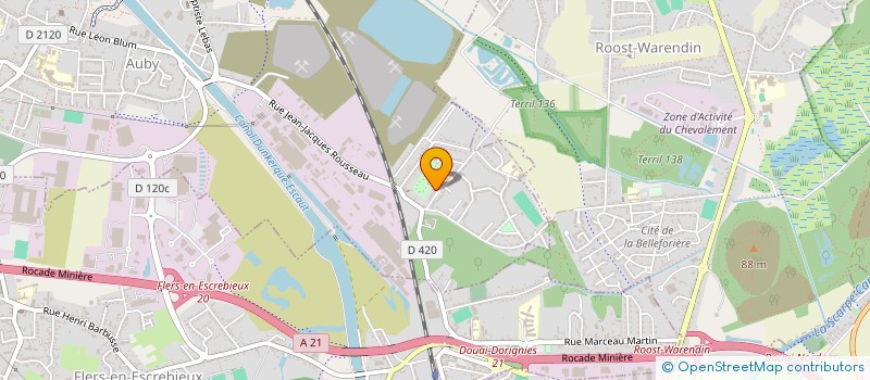 localisation de l'entreprise SOLIDAIRES A TRAVERS NOS ACTIONS à AUBY