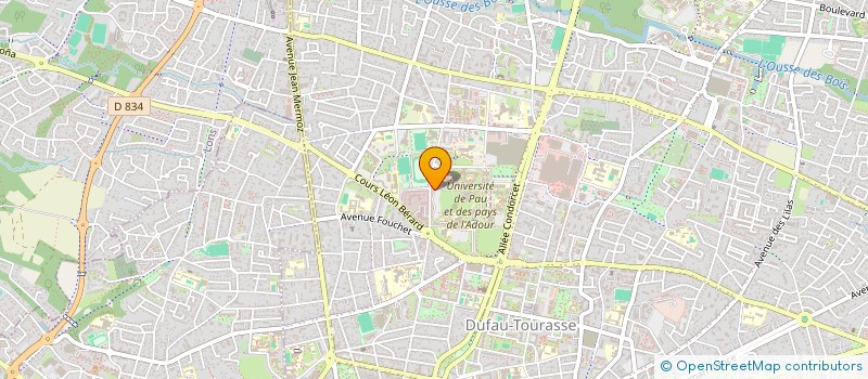 localisation de l'entreprise SOLIDAIRES ETUDIANT-E-S PAU à PAU