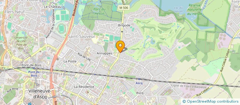 localisation de l'entreprise SOLIDAIRES MECANIQUE à VILLENEUVE-D'ASCQ