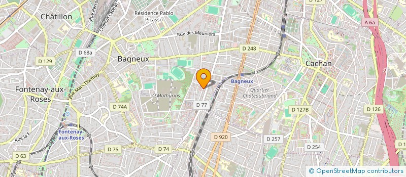 localisation de l'entreprise SOLIDAIRITE à BAGNEUX
