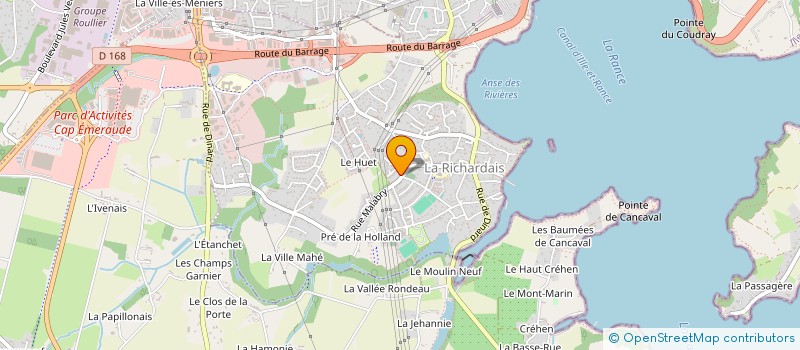 localisation de l'entreprise SOLIDAIRS  LA RICHARDAIS