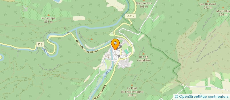 localisation de l'entreprise SOLIDALAGRASSE  LAGRASSE