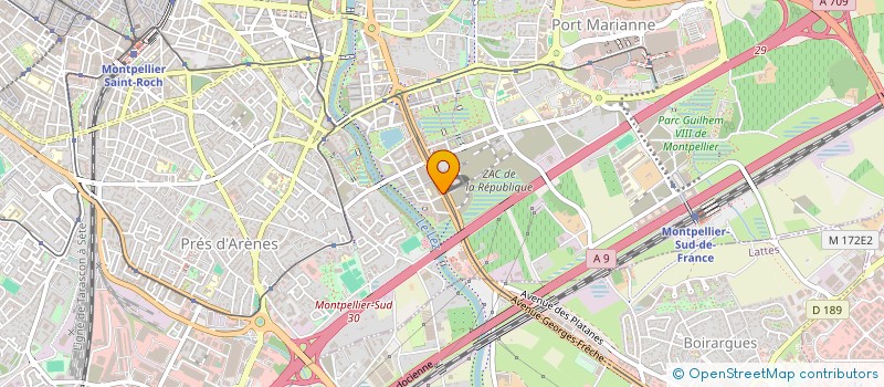 localisation de l'entreprise SOLIDALINK à MONTPELLIER