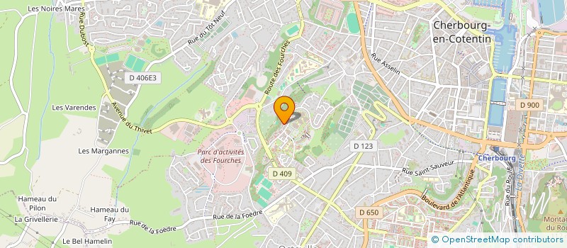 localisation de l'entreprise SOLIDAR'ETU à CHERBOURG-EN-COTENTIN