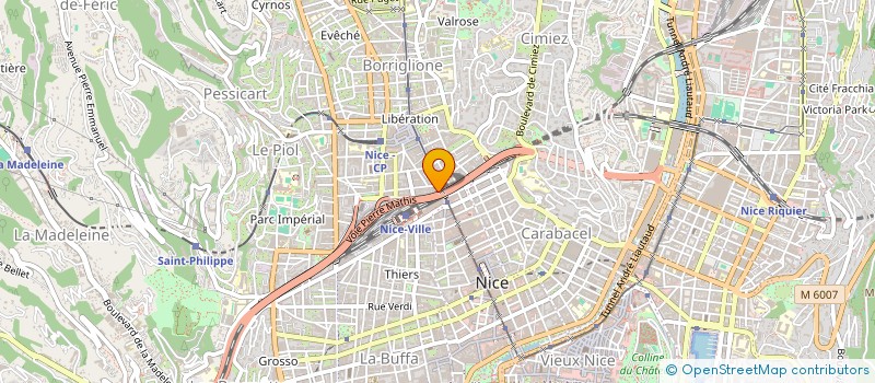 localisation de l'entreprise SOLIDAR-NET à NICE