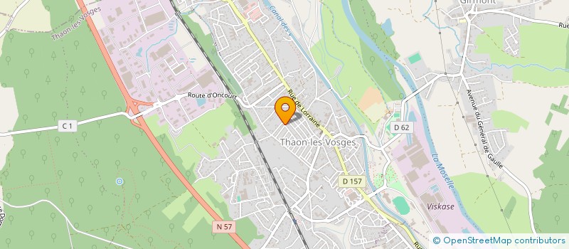 localisation de l'entreprise SOLIDARA  THAON-LES-VOSGES