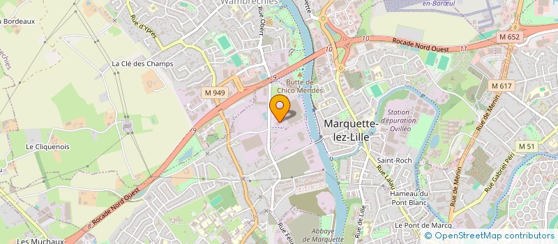 localisation de l'entreprise SOLIDARCITE  MARQUETTE-LEZ-LILLE