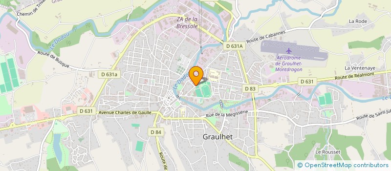 localisation de l'entreprise SOLIDARI'TARN à GRAULHET