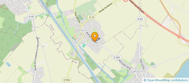 localisation de l'entreprise SOLIDARINE  FERIN