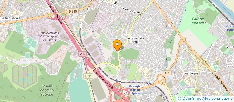 localisation de l'entreprise SOLIDARIS à RIS-ORANGIS