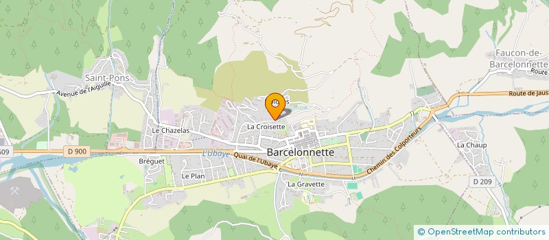 localisation de l'entreprise SOLIDARITAT UBAYE à BARCELONNETTE