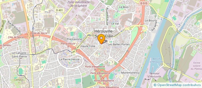 localisation de l'entreprise SOLIDARITE + à HEROUVILLE SAINT CLAIR