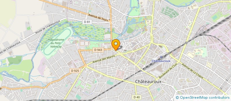 localisation de l'entreprise SOLIDARITE ACCUEIL à CHATEAUROUX