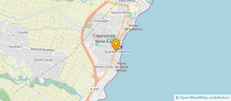 localisation de l'entreprise SOLIDARITE ACTION JUSTE ENSEMBLE SOYONS SOLIDAIRE à CAPESTERRE-BELLE-EAU