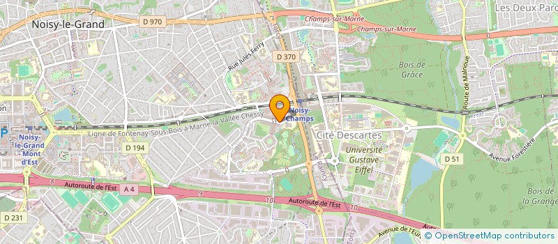 localisation de l'entreprise SOLIDARITE ACTIONS  NOISY-LE-GRAND