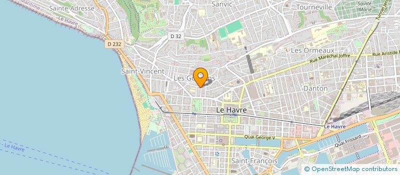 localisation de l'entreprise SOLIDARITE AGE D'OR à LE HAVRE